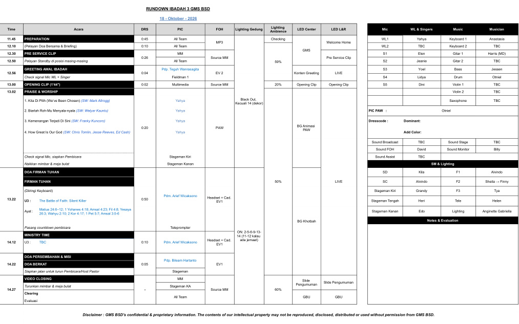 18 October · Our RD · U3 · page 1