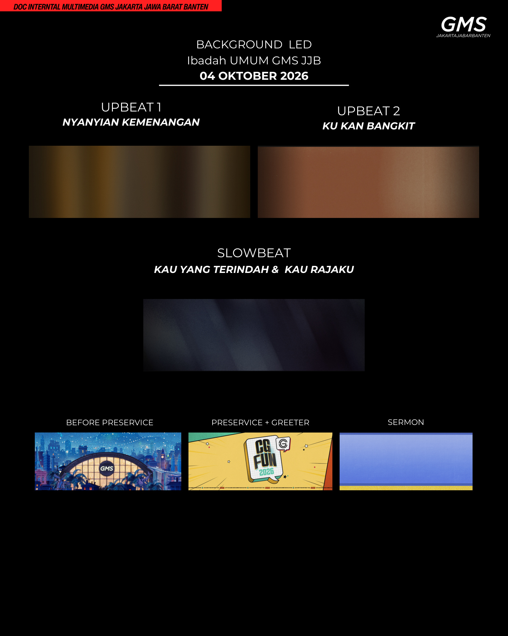 LED stage background · UMUM · 4 October 2026